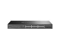 Комутатор TP-LINK SG2428LP, 16 Gb. PoE+ порта, 8 Gb.порта+4x SFP, упр.
