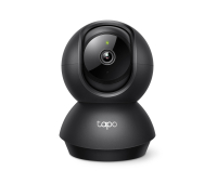 Камера TP-Link Tapo C201, Pan/Tilt, 1080p, ден/нощ до 9м., Micro SD, черна