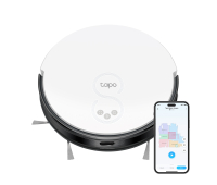 Прахосмукачка робот TP-Link Tapo RV20 Mop, MagSlim LiDAR, 2700pa, 3 часа, 7.8 cm