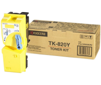 Тонер касета Kyocera TK-820Y, жълта
