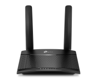 Безжичен рутер TP-LINK TL-MR100, N300, 4G LTE, 2 вътрешни WiFi антени, настолен