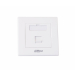 Лицев панел Dahua PFM971-1, 86x86, за 1x RJ45 вложки, бял
