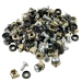 Fasteners 50x Set of screw M6, washer and captive nut