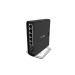 Wireless router MikroTik RBD52G-5HacD2HnD-TC, hAP ac2, 5xGE, USB, PSU