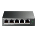 Switch TP-Link TL-SG105PE, 5x GbE ports, managed, PoE+, 60W, up to 32 VLANs