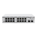 Комутатор MikroTik CSS318-16G-2S+IN, 16x Gbit, 2xSFP+, управляем, за шкаф