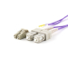 Оптична корда SeaMAX, 2m, LC-SC UPC, MM OM4 50/125, duplex, 2.0mm, LSZH