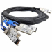 Cable MikroTik XQ+BC0003-XS+, InfiniBand cable 3 m QSFP28 4x SFP28 Cheren, Chrome