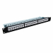 Patch panel Dahua PFM973M-5EU-24, 1U, UTP cat.5e, T568A/T568B, black