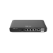 Рутер Ruijie RG-EG105G-P-V3, 2x GE,4xGE POE 128MB, 600Mbps,Cloud,OpVPN,100 users