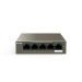 Комутатор Tenda TEF1105P-4-63W, 4FE PoE +1FE, неуправляем