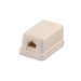Socket 1x RJ45 UTP Wall Mount Box, cat.5E