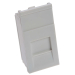 Panel 25x50mm Shuttered Module, 1 Port