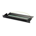 Patch panel SeaMAX, 50 ports, telephone, unshielded, 1U, 4 pin, black