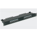 Brand-Rex patch panel, 16 ports, cat.5e, shielded, 1U 110 IDC, black