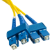 Optical cord BrandRex, 2m, 50/125 MM, SC - SC duplex connectors