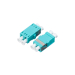 Optical adapter SeaMAX, LC, MM OM3, duplex - Beige