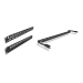 Module BrandRex Cable Manager for Double Skin SIJ Panel - BLACK