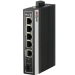 Комутатор Dahua PFS3106-4GT-DP, 4GE PoE+1GE+1GE SFP, неуправляем, 100W, индустри