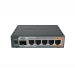 Рутер MikroTik RB760iGS, hEX S, 880MHz, 256MB, 5xGE, 1xSFP, PoE, USB 2.0