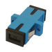 Optical adapter SeaMAX, SC, SM, simplex - Blue