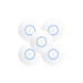 Access point Ubiquiti UAP-AC-HD-5, 2.4/5GHz, 450/1700Mbit, 25dBm, MU-MIMO, 80