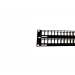 Patch panel 3M VOL-PPCA-F48K, 48 ports, 2U, brushed aluminum, empty
