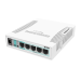 Комутатор MikroTik CSS106-5G-1S, RB260GS, 5xGE, 1xSFP, PoE in, Atheros, SwOS