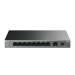 Комутатор TP-Link LS1210GP, 8x1Gb PoE+, 1x1Gb, 1GbxSFP