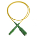 Optical cord SeaMAX, 1m, LC-SC APC, SM G652D, duplex, 2.0mm, LSZH