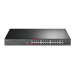 Комутатор TP-LINK TL-SL1226P, 24 10/100портa PoE+,2xGbE ,2 SFP combo ,неупр.